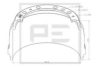 PE Automotive 126.074-00A Brake Drum